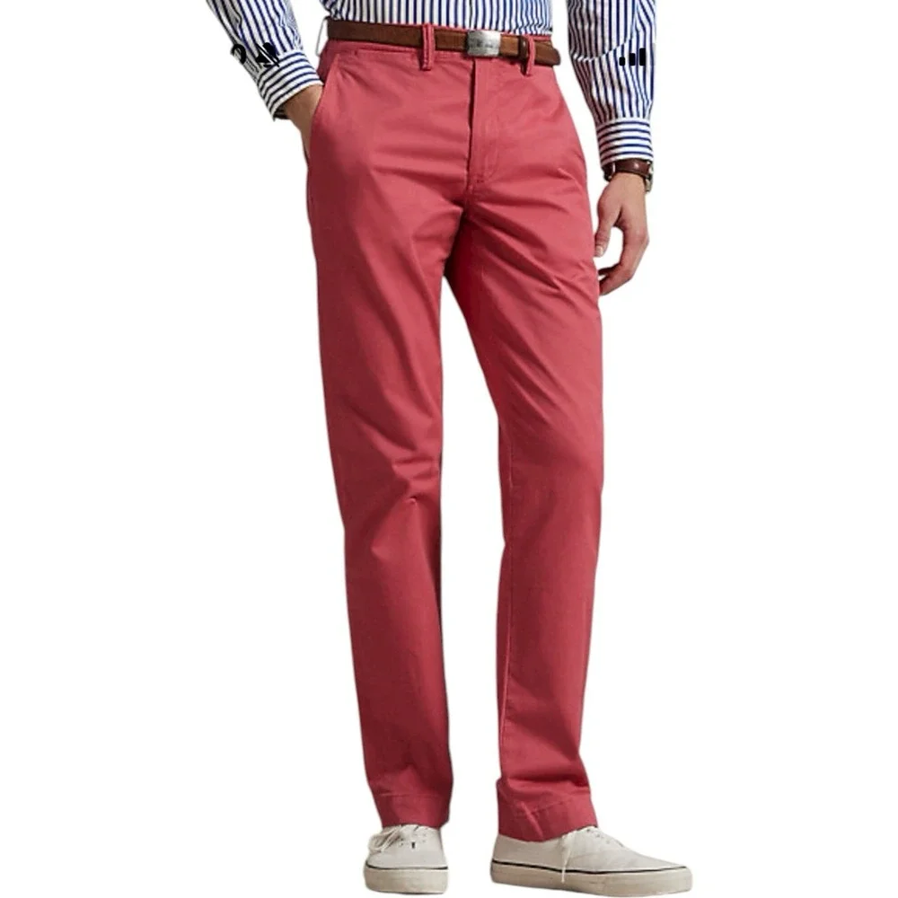 POLO RALPH LAUREN Bedford Slim Stretch Fit Chino Pants‎ Nantucket Red $115
